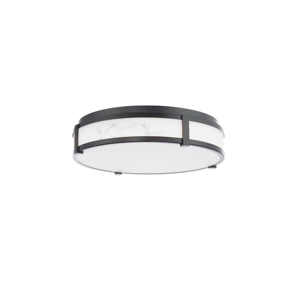 Dweled Constantine 18in LED Flush Mount 3000K in Black FM